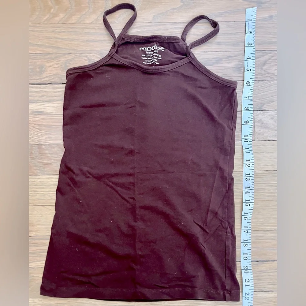 Modbe Brown Favorite Cami. Size Small. - Picture 3 of 3